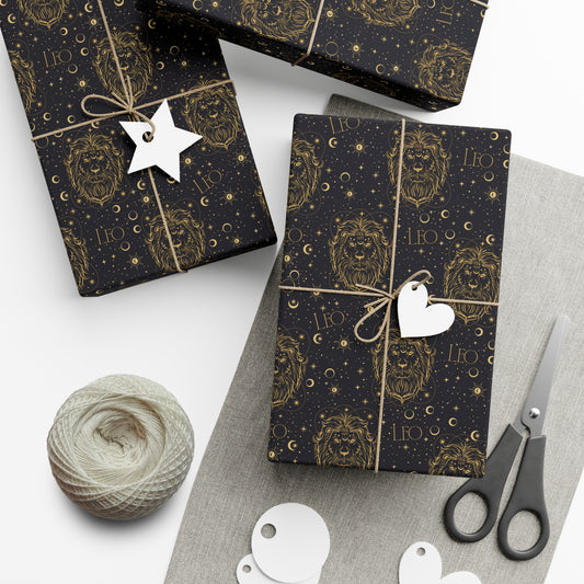 Royal Leo Zodiac Gift Wrapping Paper