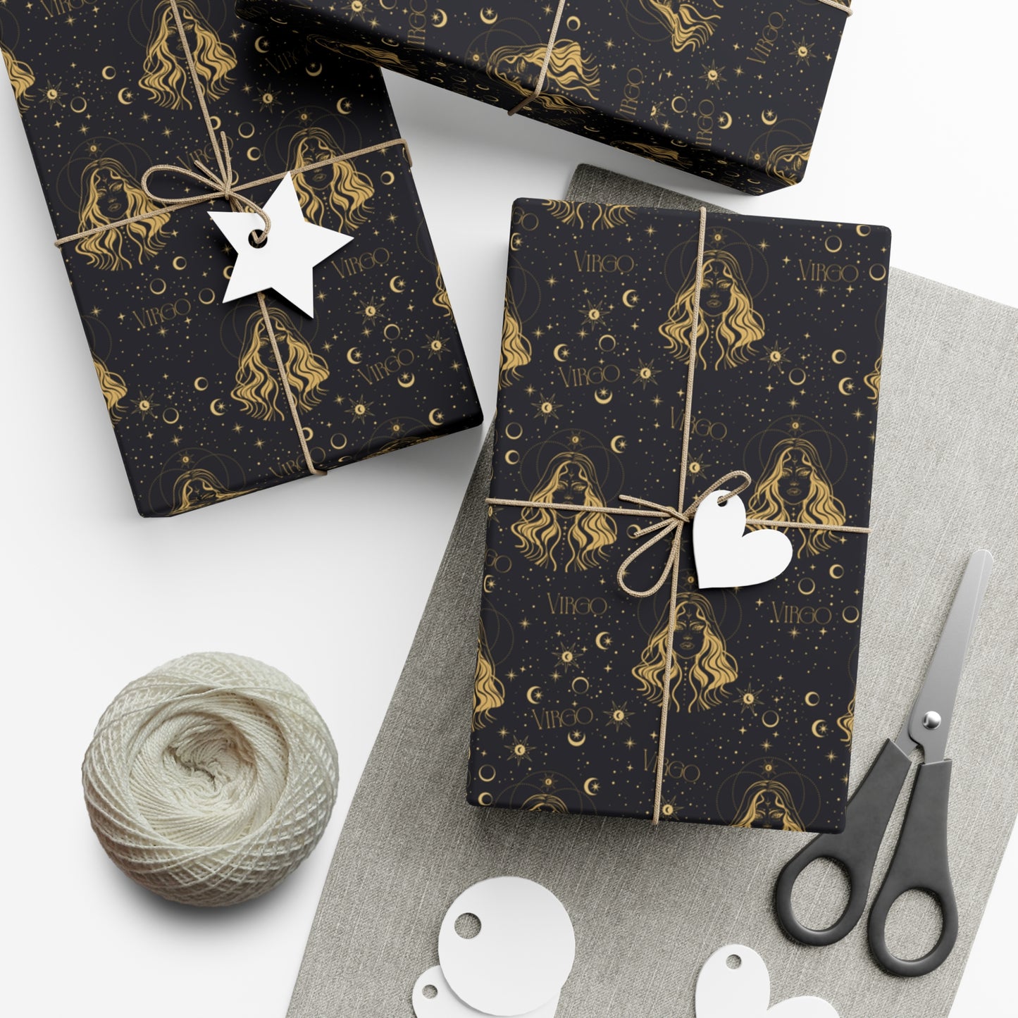 Royal Virgo Zodiac Gift Wrapping Paper - For Christmas, Holidays, Birthdays, and More!