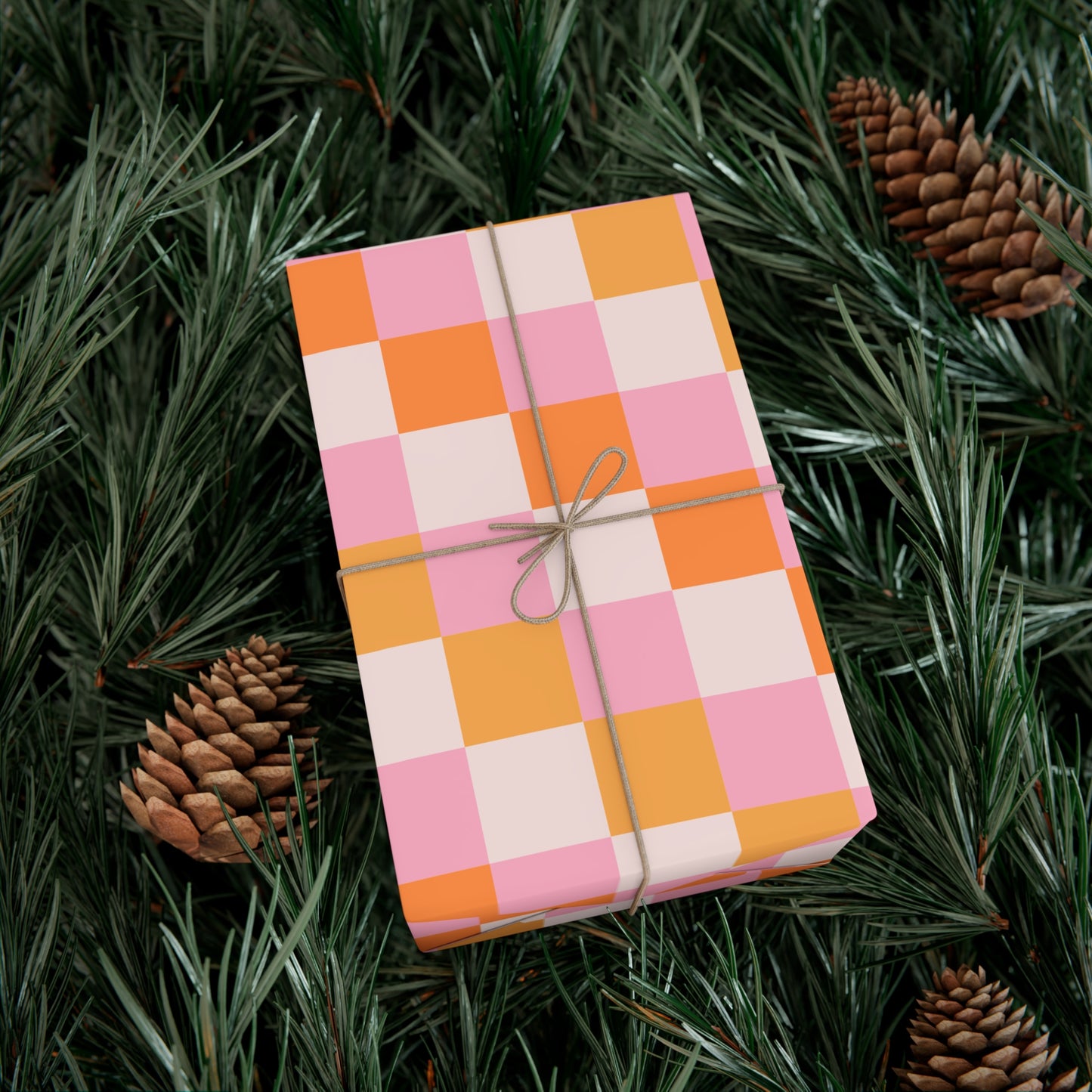 Multi Colored Checkered Retro Gift Wrapping Papers - For Christmas, Birthdays, Holidays, and More!