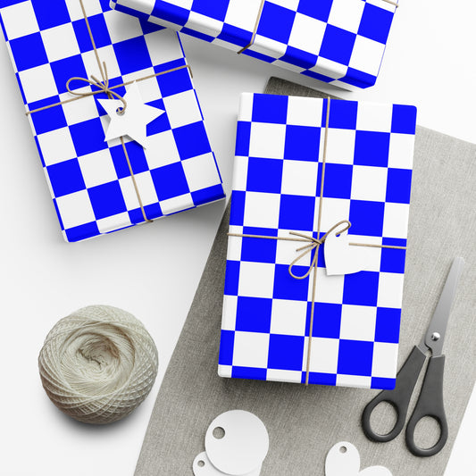 True Blue Gift Wrapping Paper - For Christmas, Holidays, Birthdays, and More!