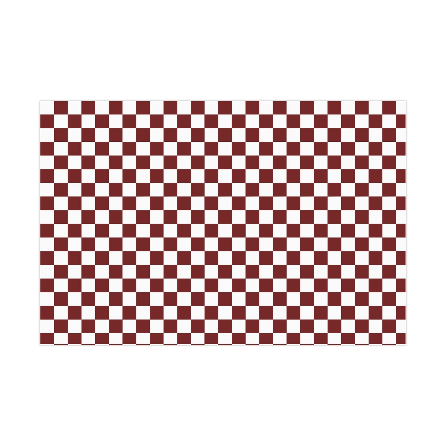 Reign Red Checkered Gift Wrapping Paper - Perfect for Christmas, Weddings, Birthdays, and More!