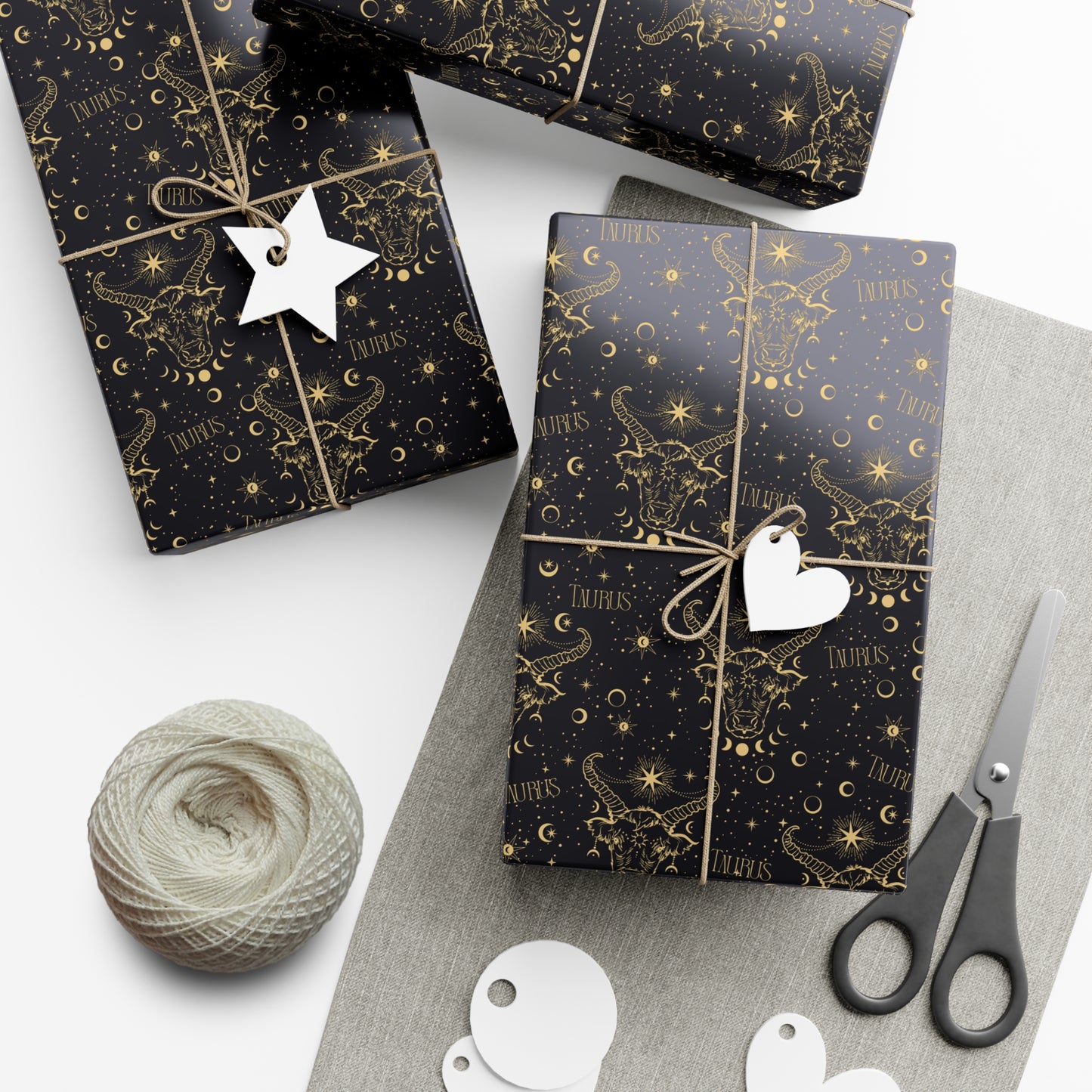 Royal Taurus Zodiac Gift Wrap Paper