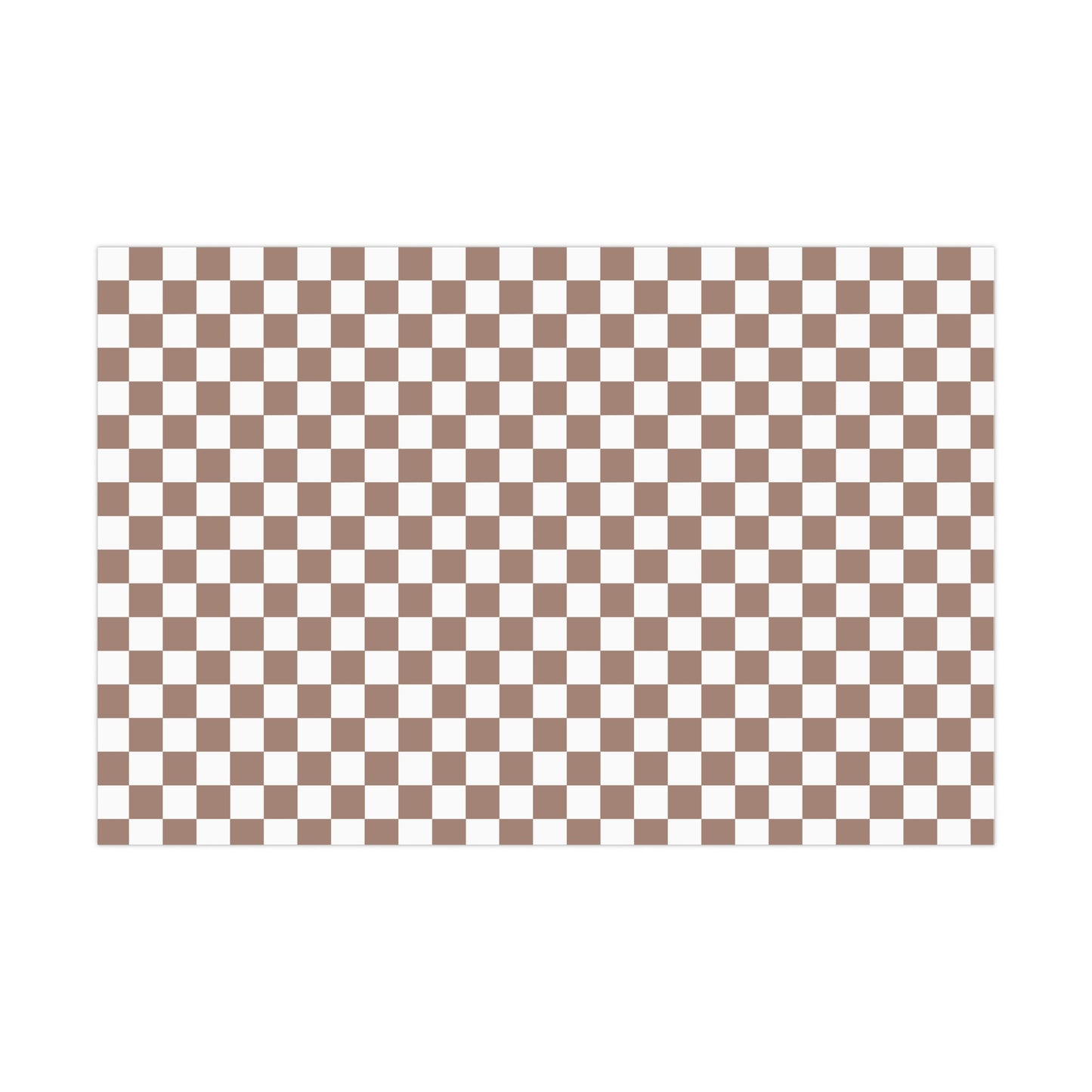 Deep Nude Checkered Retro Gift Wrapping Paper - For Christmas, Birthdays, Holidays & More!