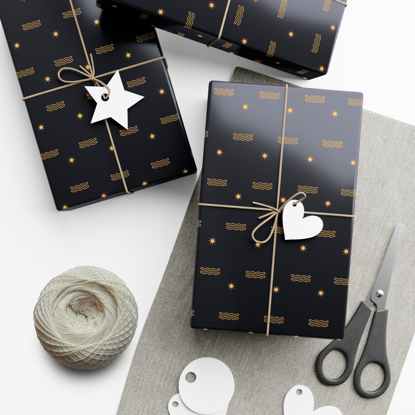 Aquarius Zodiac Sign Gift Wrapping Papers