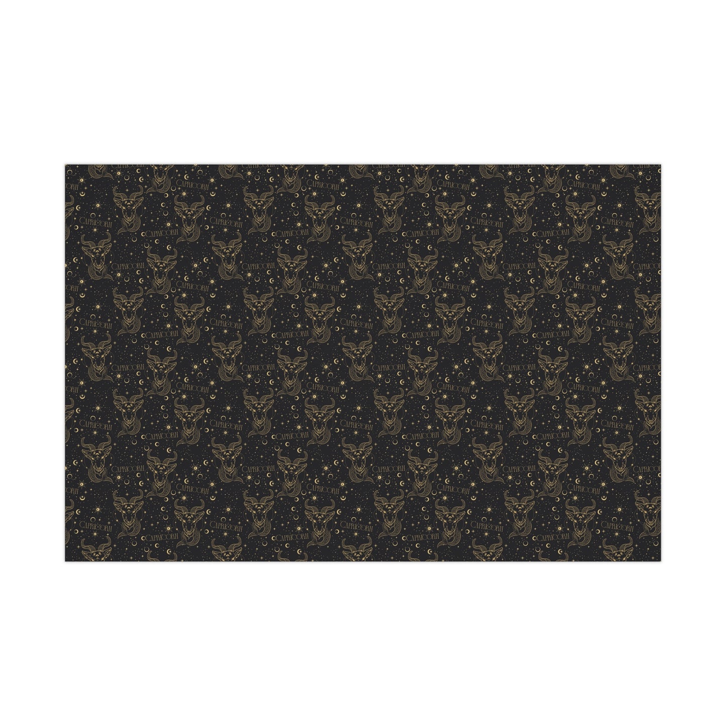 Royal Capricorn Zodiac Gift Wrapping Paper