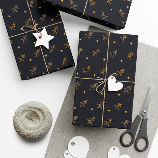 Sagittarius Zodiac Gift Wrapping Paper - For Christmas, Birthdays, Holidays, and More!