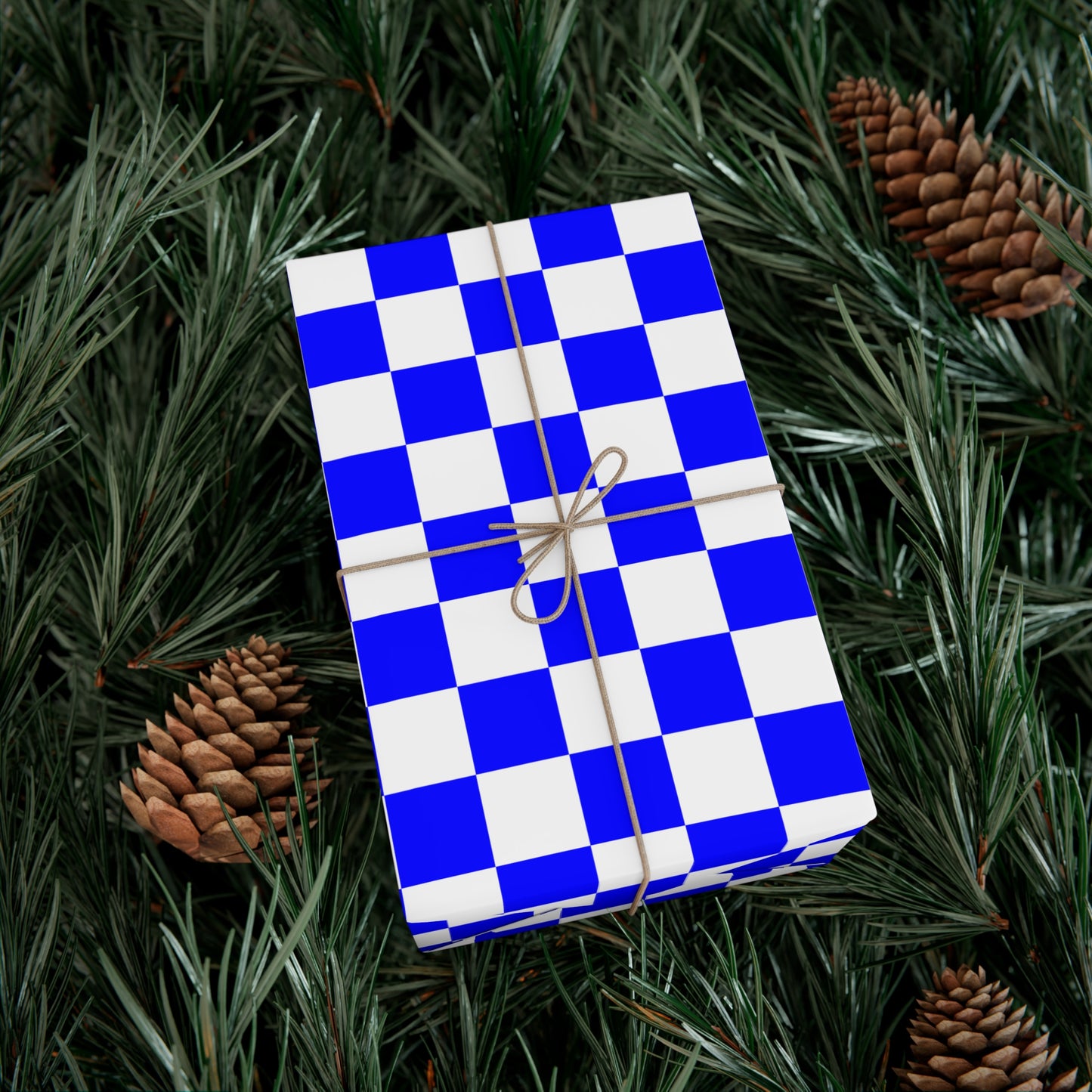 True Blue Gift Wrapping Paper - For Christmas, Holidays, Birthdays, and More!