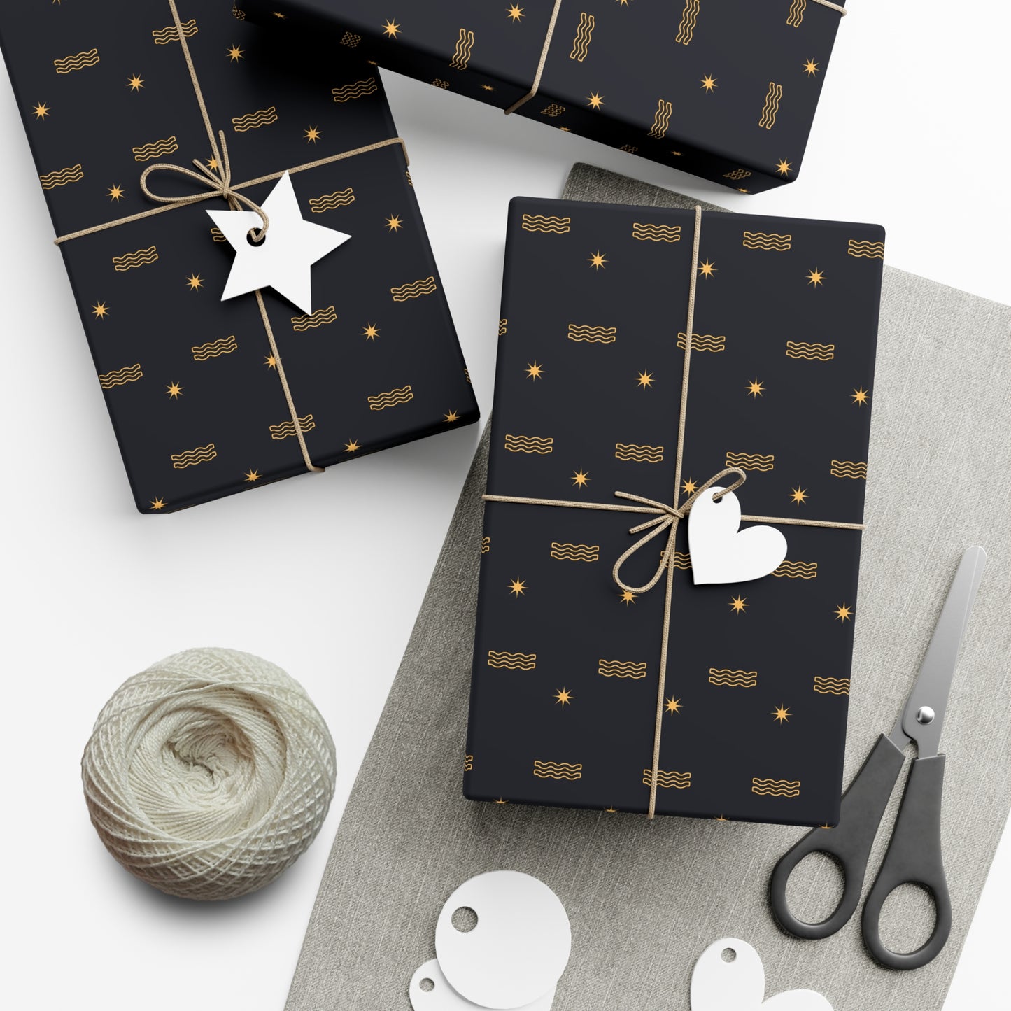 Aquarius Zodiac Sign Gift Wrapping Papers