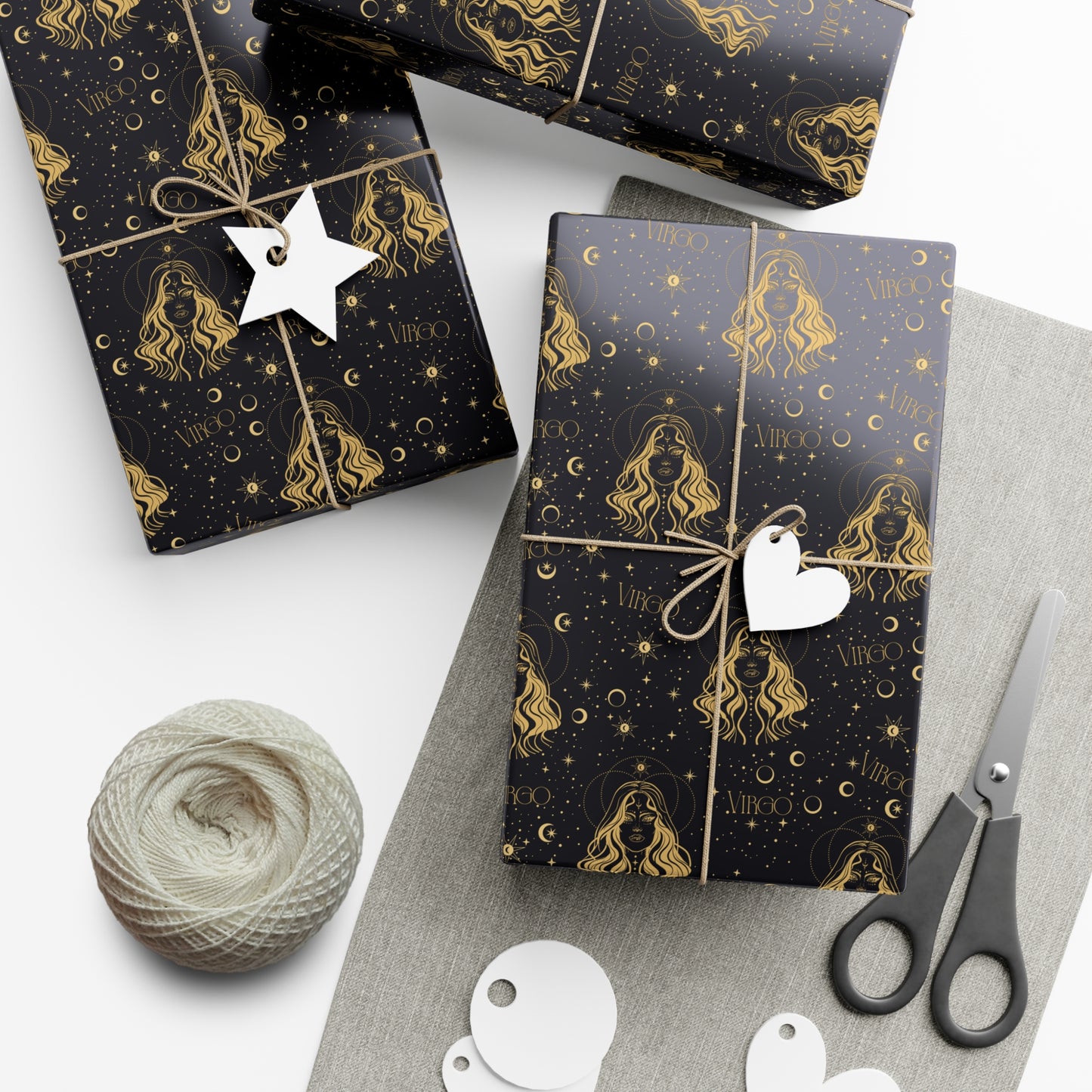 Royal Virgo Zodiac Gift Wrapping Paper - For Christmas, Holidays, Birthdays, and More!