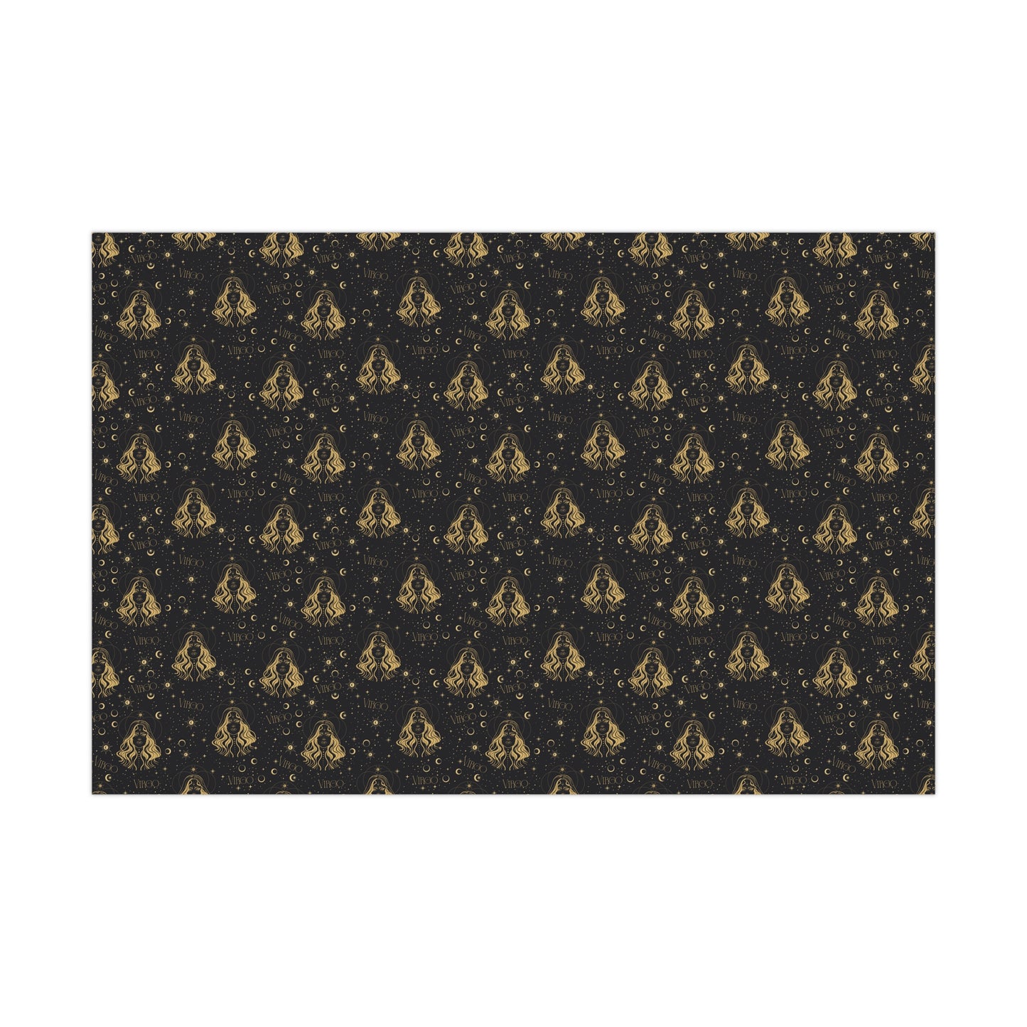 Royal Virgo Zodiac Gift Wrapping Paper - For Christmas, Holidays, Birthdays, and More!