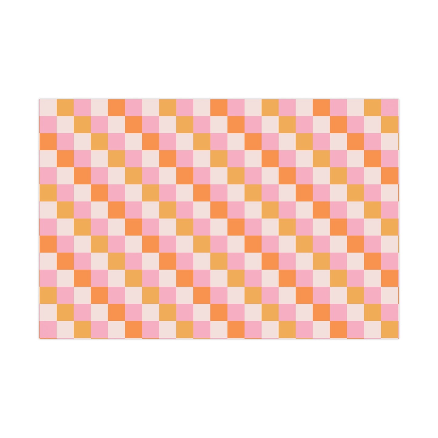 Multi Colored Checkered Retro Gift Wrapping Papers - For Christmas, Birthdays, Holidays, and More!