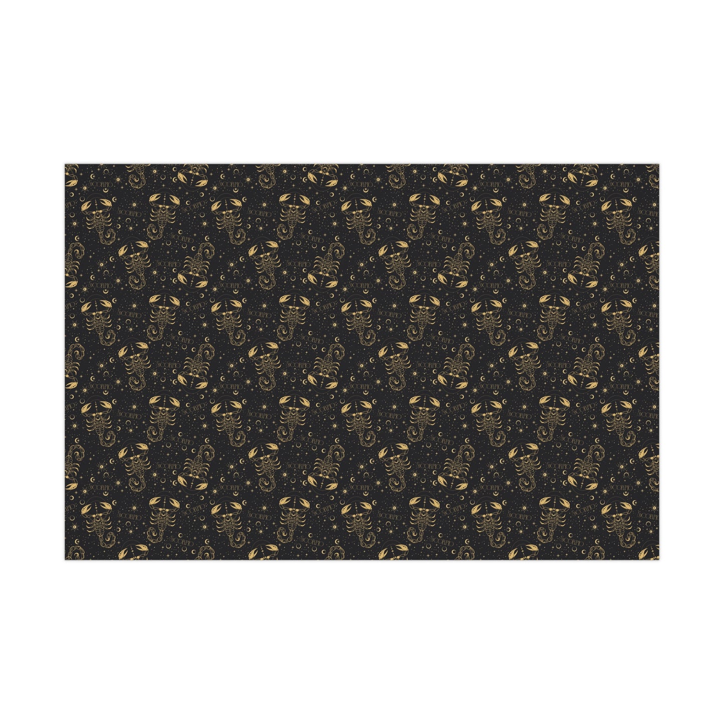 Royal Scorpio Zodiac Gift Wrapping Paper