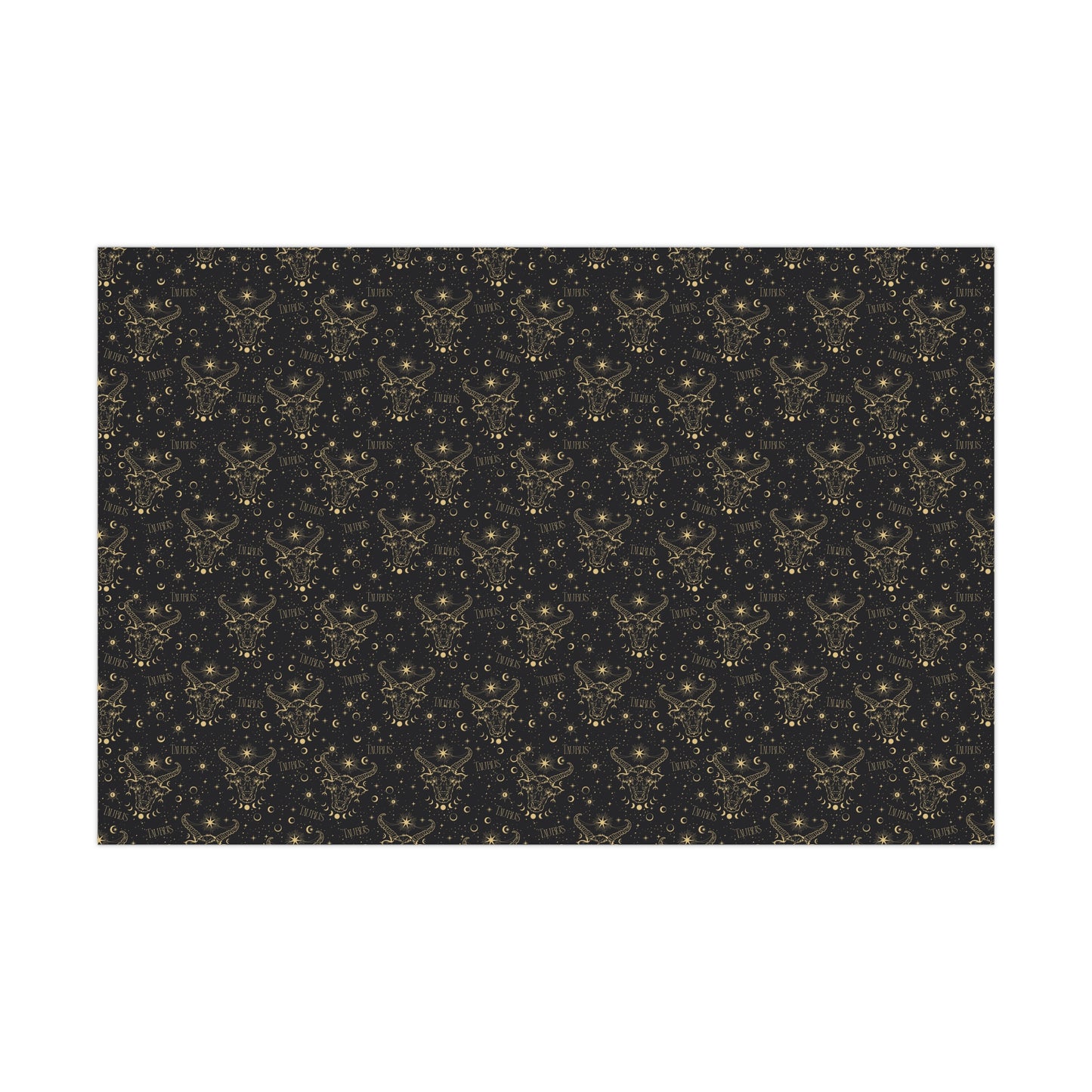 Royal Taurus Zodiac Gift Wrap Paper