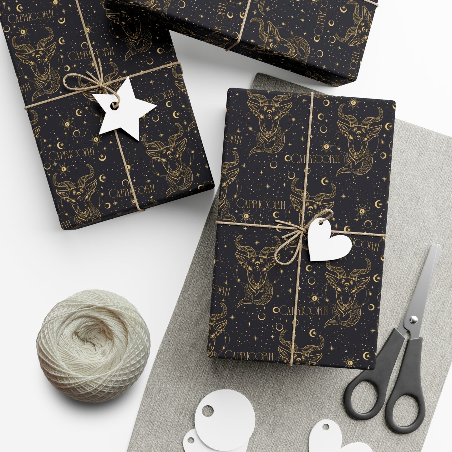 Royal Capricorn Zodiac Gift Wrapping Paper