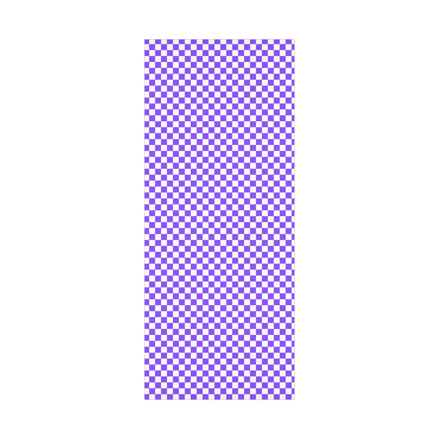 Purple Checkered Retro Gift Wrapping Paper - For Christmas, Holidays, Birthdays, and More!