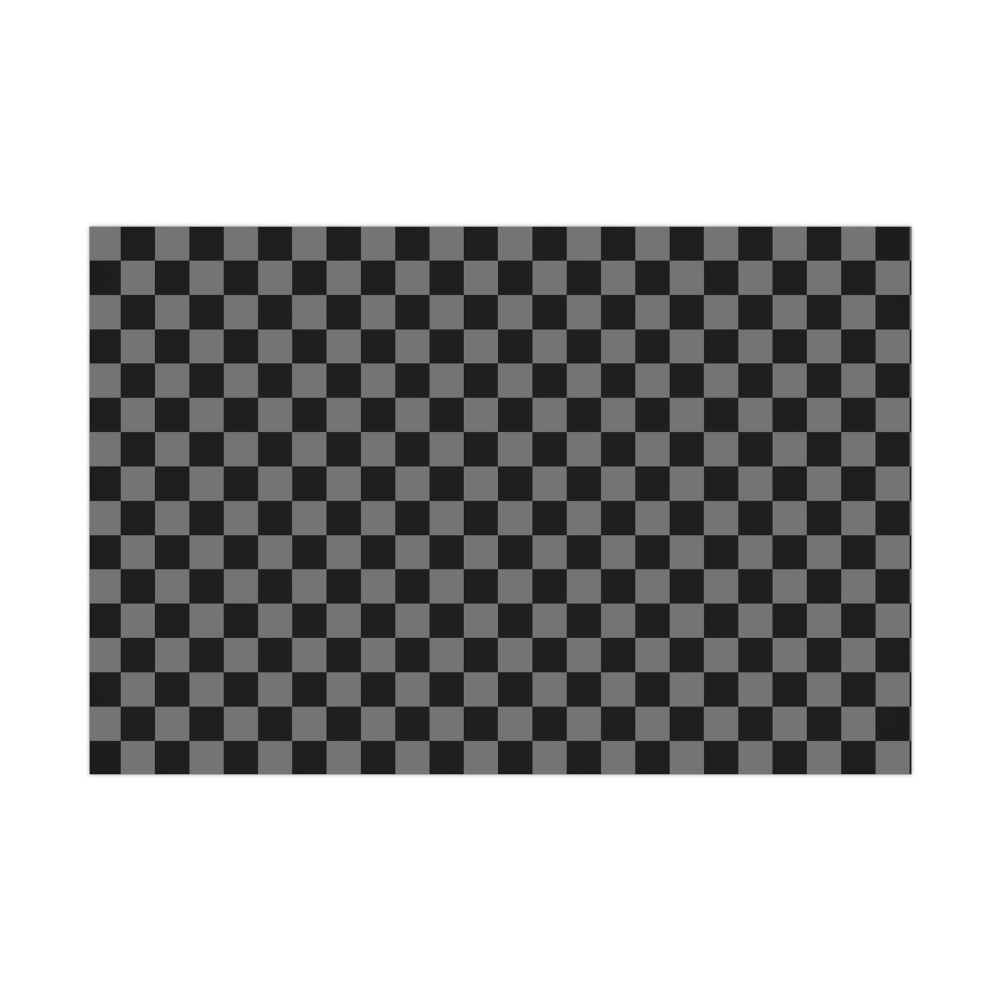 Dark Checkered Luxury Gift Wrapping Paper - For Christmas, Birthdays, Weddings, and More!