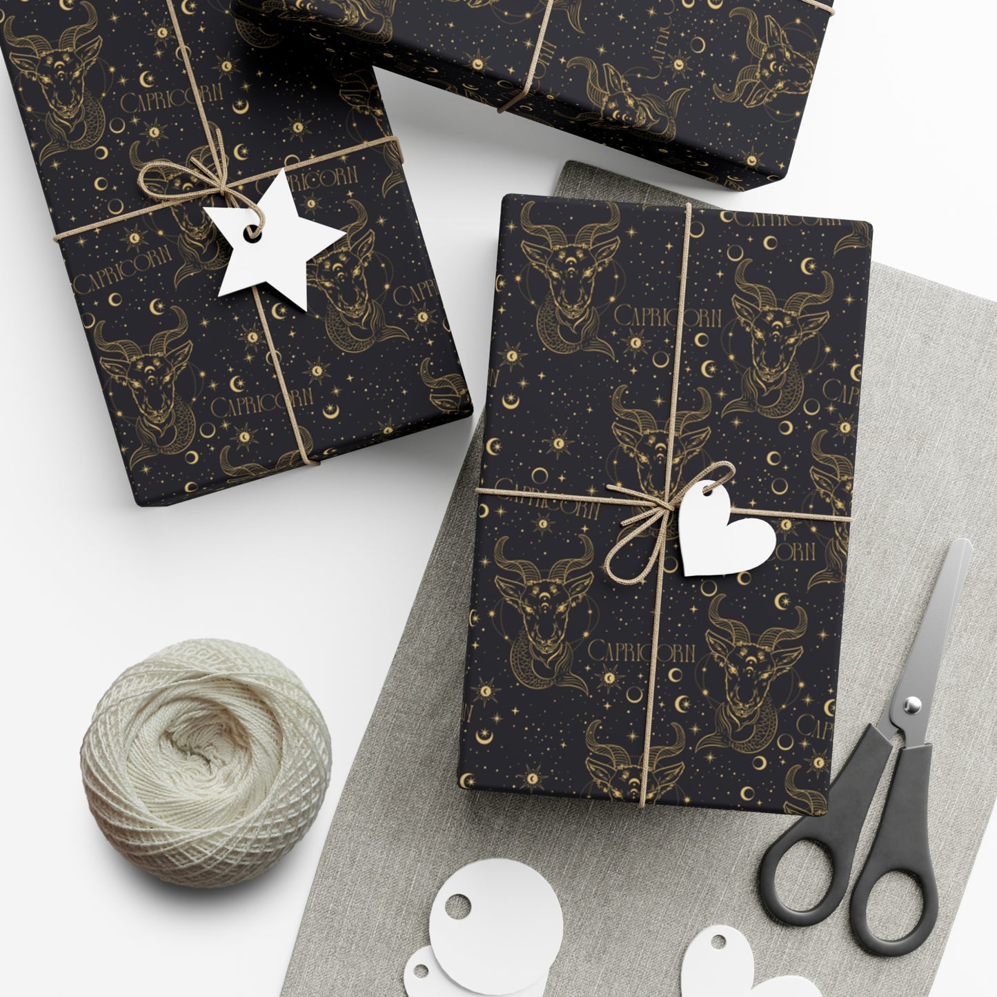 Royal Capricorn Zodiac Gift Wrapping Paper