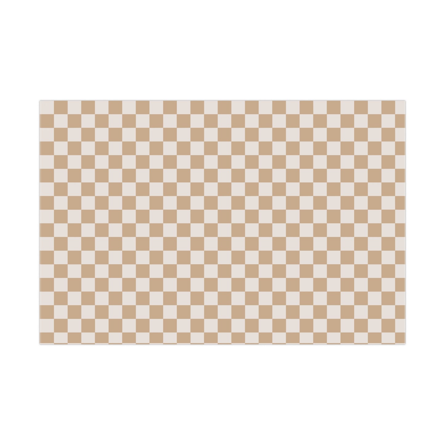 Hazelnut Contrast Checkered Retro Gift Wrapping Paper - For Christmas, Birthdays, Wedding, & More!