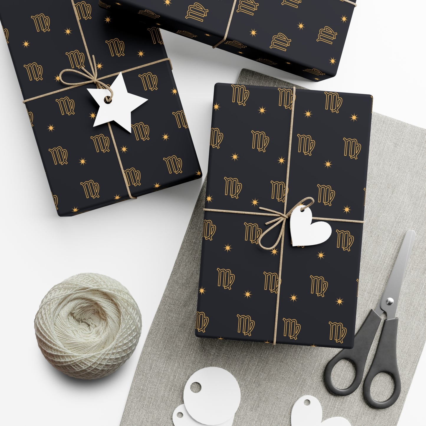 Virgo Zodiac Gift Wrapping Paper - For Christmas, Holidays, Birthdays, and More!