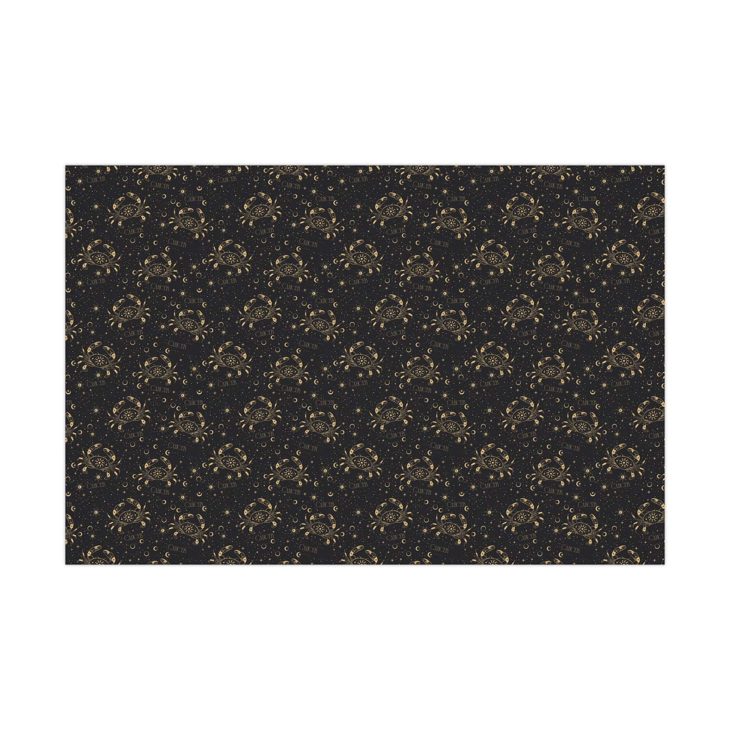 Royal Cancer Zodiac Gift Wrapping Paper